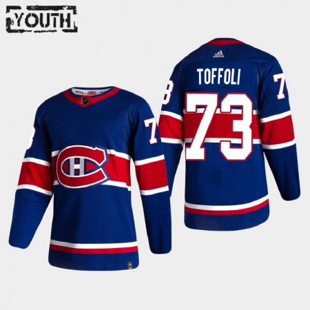 Lapsille NHL Montreal Canadiens Pelipaita Tyler Toffoli 73 2020-21 Reverse Retro Authentic